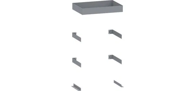40150 – HOLMAN Van Storage System Cabinet, Floor Mount Steel Stack Hardware Kit For Use With 40070/ 40080/ 40090 With...